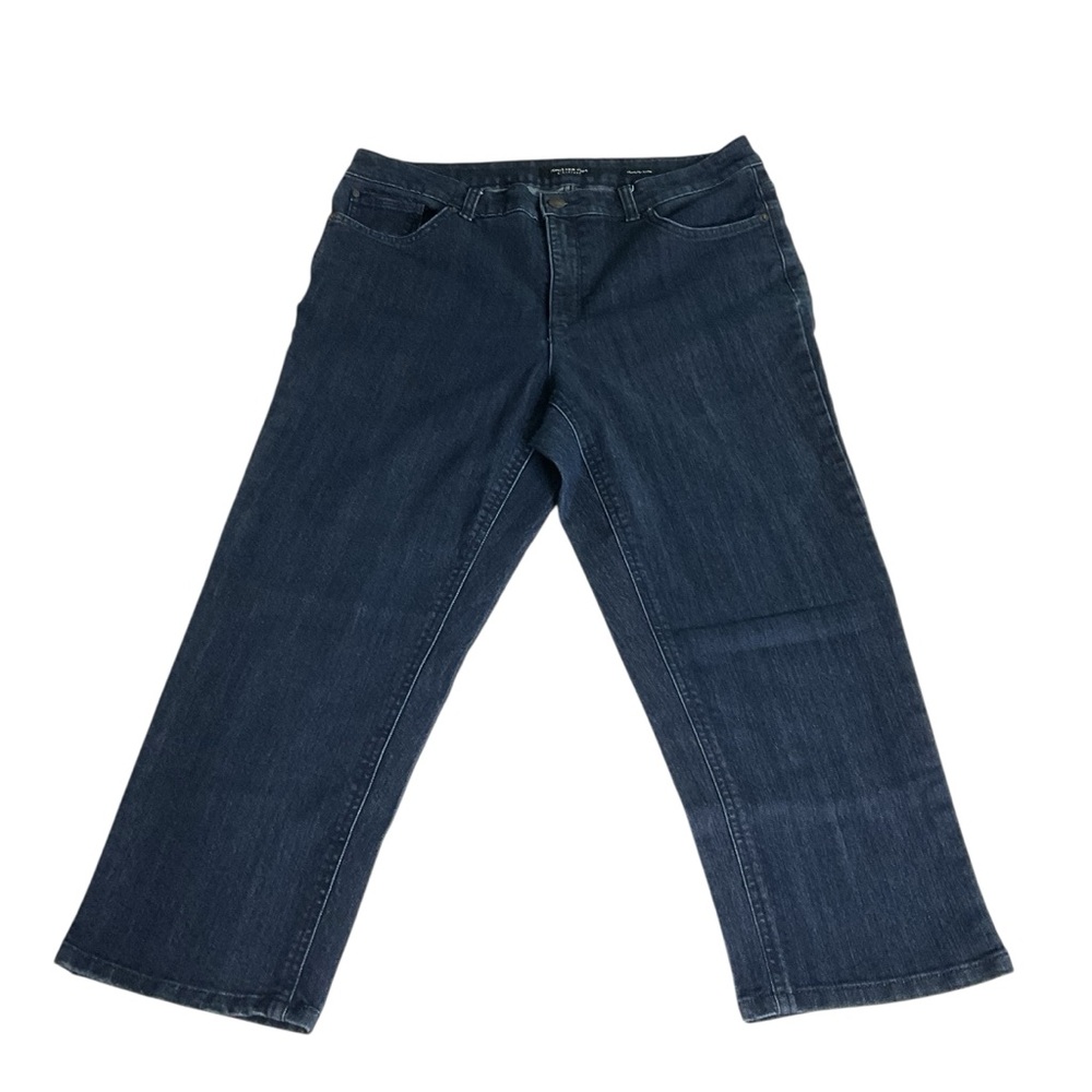 Jones New York Dark Blue Ankle Jeans 14